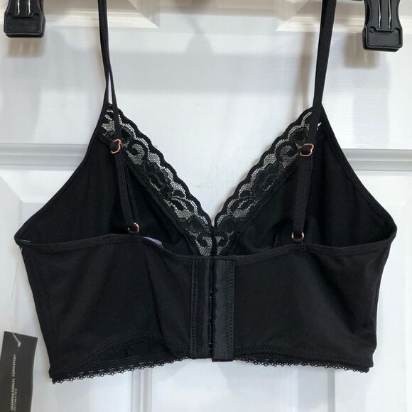 I.N.C. INTERNATIONAL CONCEPTS - 🎉2X HP🎉NWT - L Sz S Lace-Trimmed Bralette/Black - Picture 8 of 13